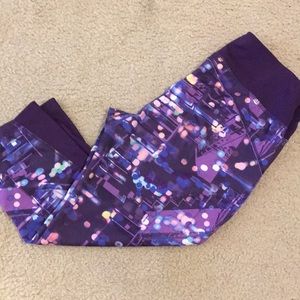 Multi colored workout crop